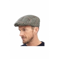 Sapca din stofa pentru barbati, rosu/verde/negru, L/XL, GL228A